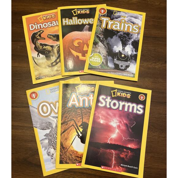 National Geographic Kids Level 1 Reader Assorted Books Science Dino Halloween - Picture 1 of 7